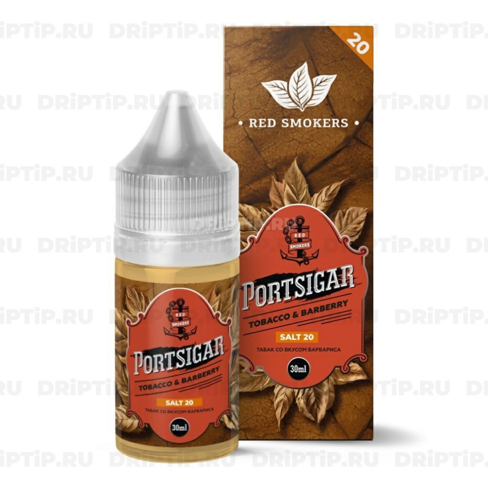 Жидкость Portsigar Salt - Tobacco and Barberry 