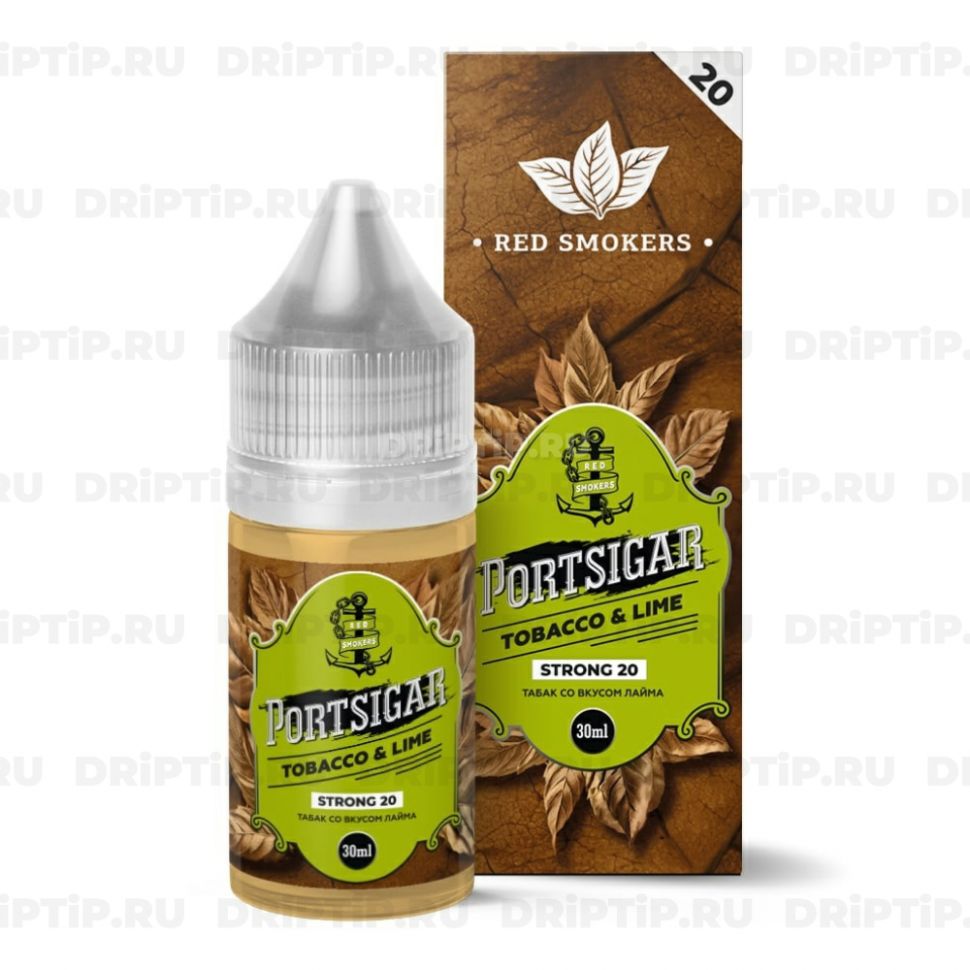 Жидкость Portsigar Salt - Tobacco and Lime