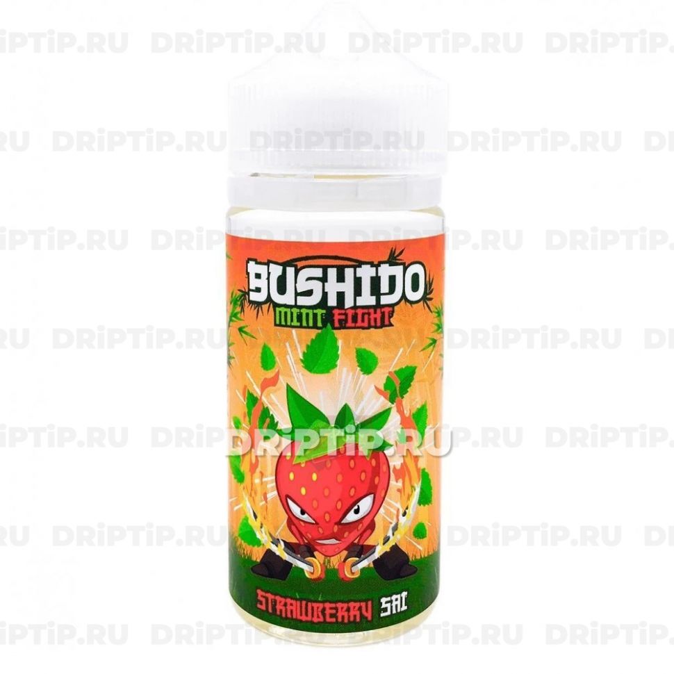 Жидкость Bushido Mint Fight - Strawberry Sai