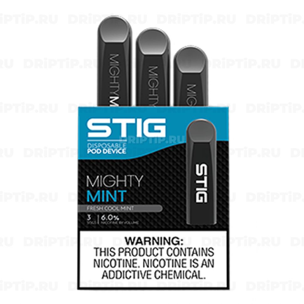 Одноразовая Pod-стистема Mighty Mint - Stig Pod
