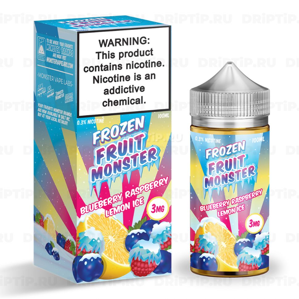 Жидкость Frozen Fruit Monster - Blueberry Raspberry Lemon Ice