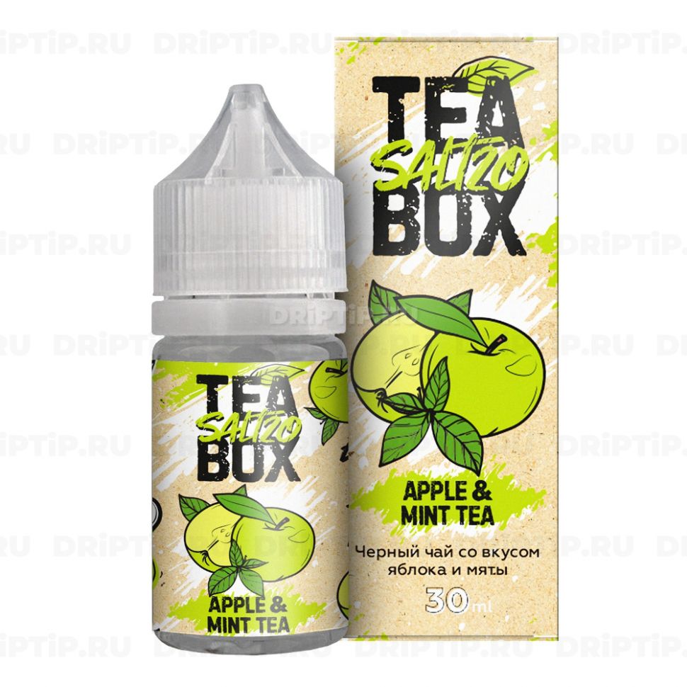 Жидкость Tea Box Salt - Apple & Mint Tea