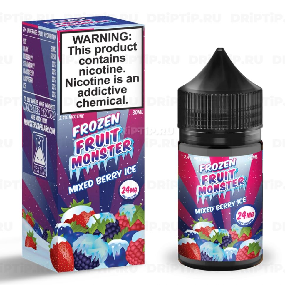 Жидкость Frozen Fruit Monster Salt - Mixed Berry Ice