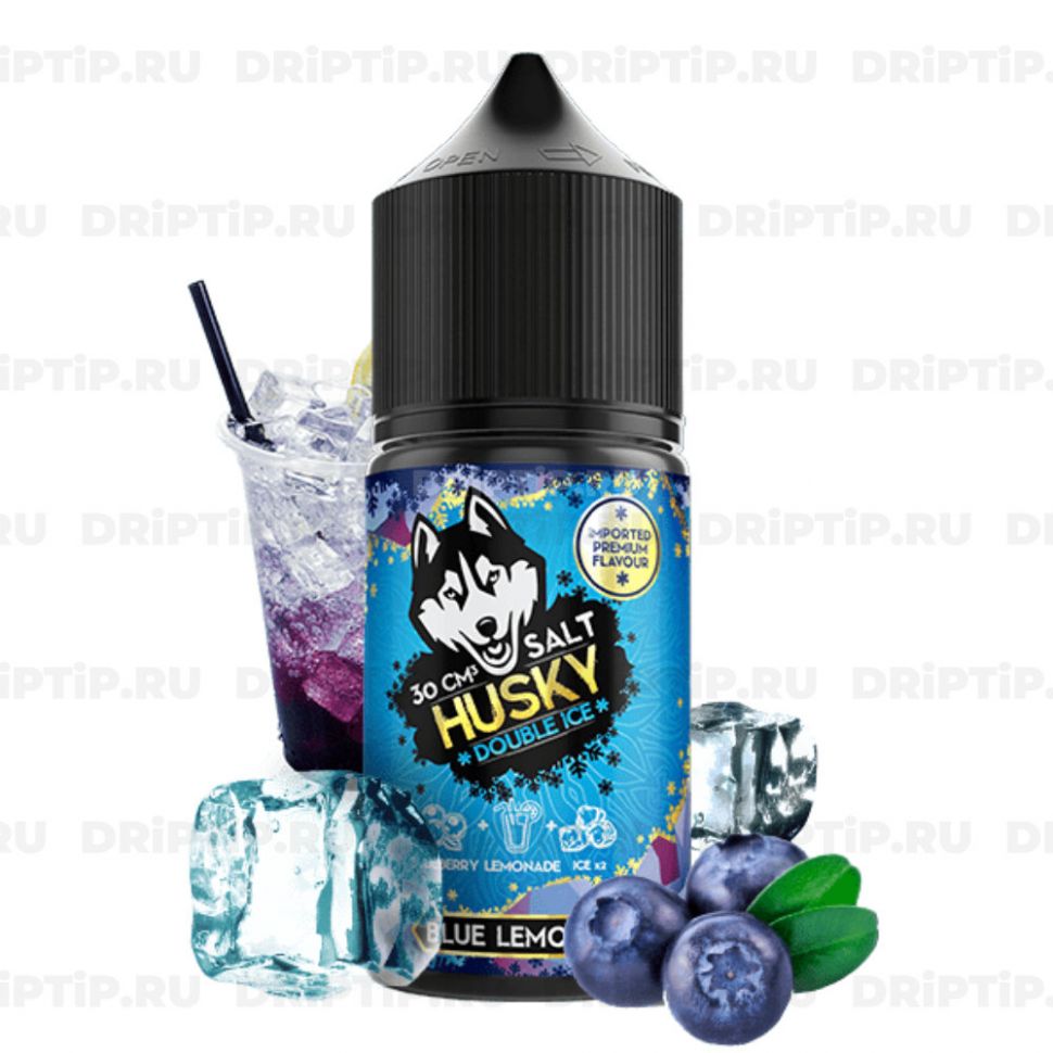 Жидкость Husky Import Double Ice Salt - Blue Lemonade