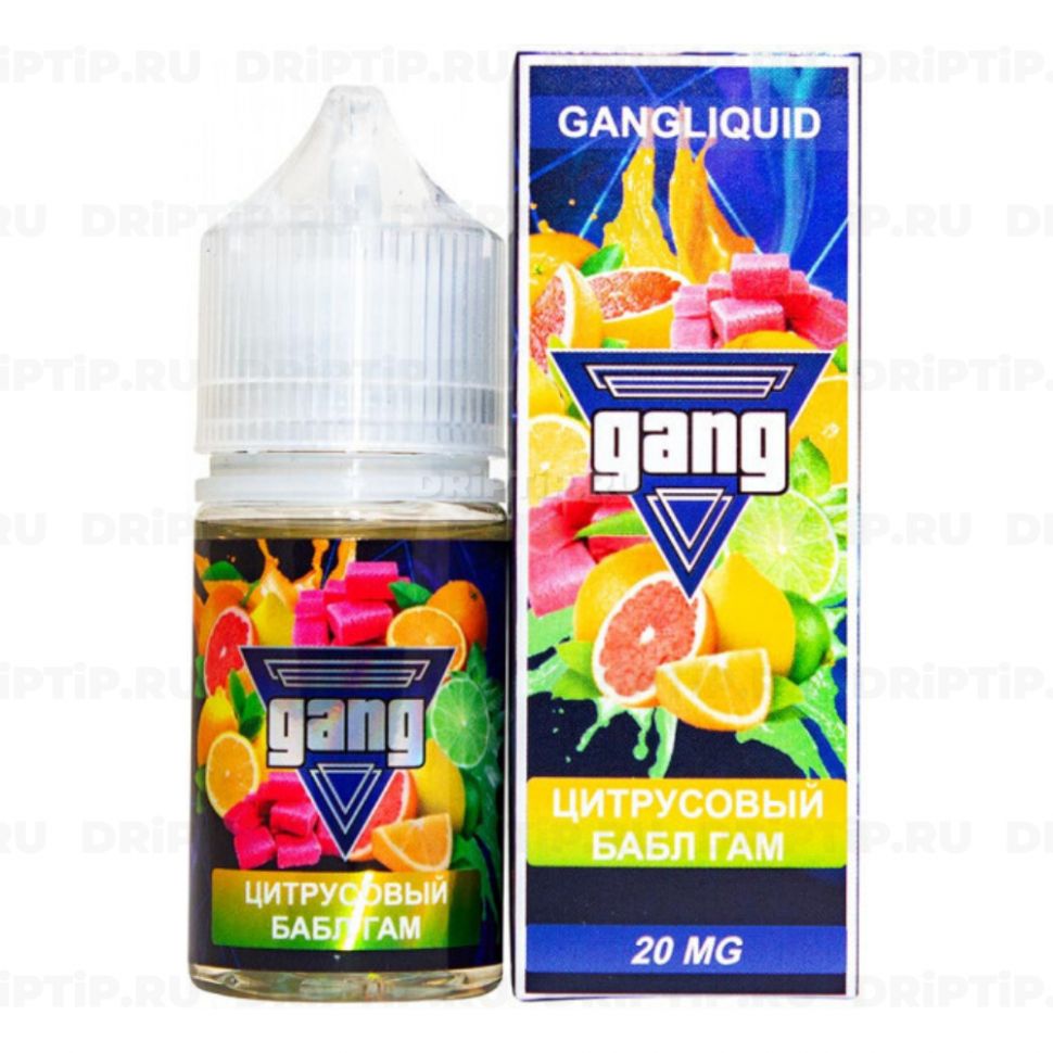 Жидкость Gang Salt - Цитрусовый Бабл Гам