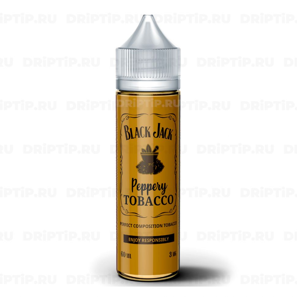 Жидкость Black Jack - Peppery Tobacco