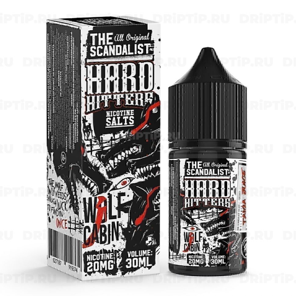 Жидкость The Scandalist Hard Hitters Salt - Wolf Cabin