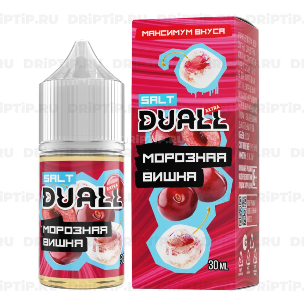 Жидкость Duall Salt Extra - Морозная Вишня