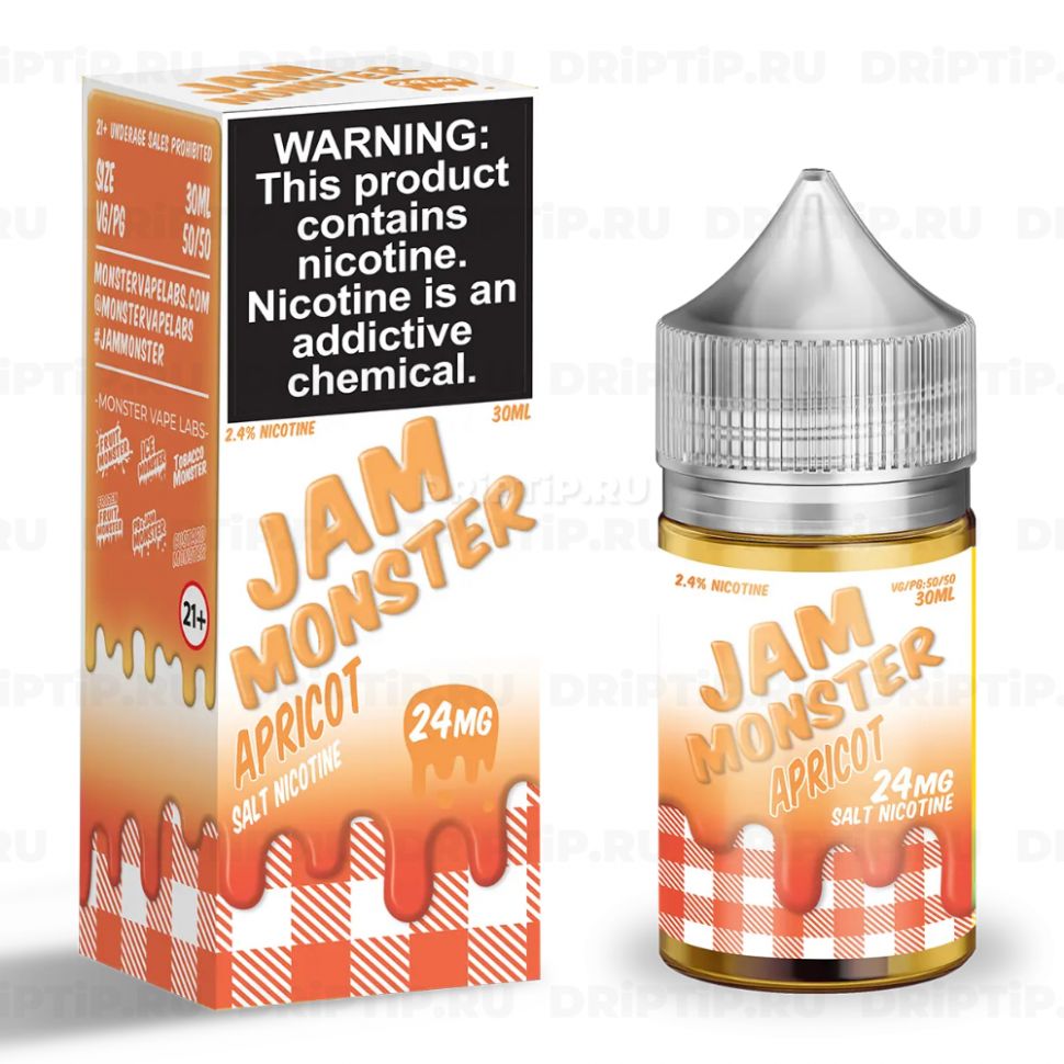 Жидкость Jam Monster Salt - Apricot