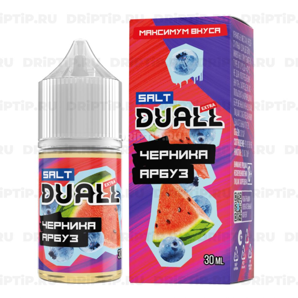 Жидкость Duall Salt Extra - Черника Арбуз