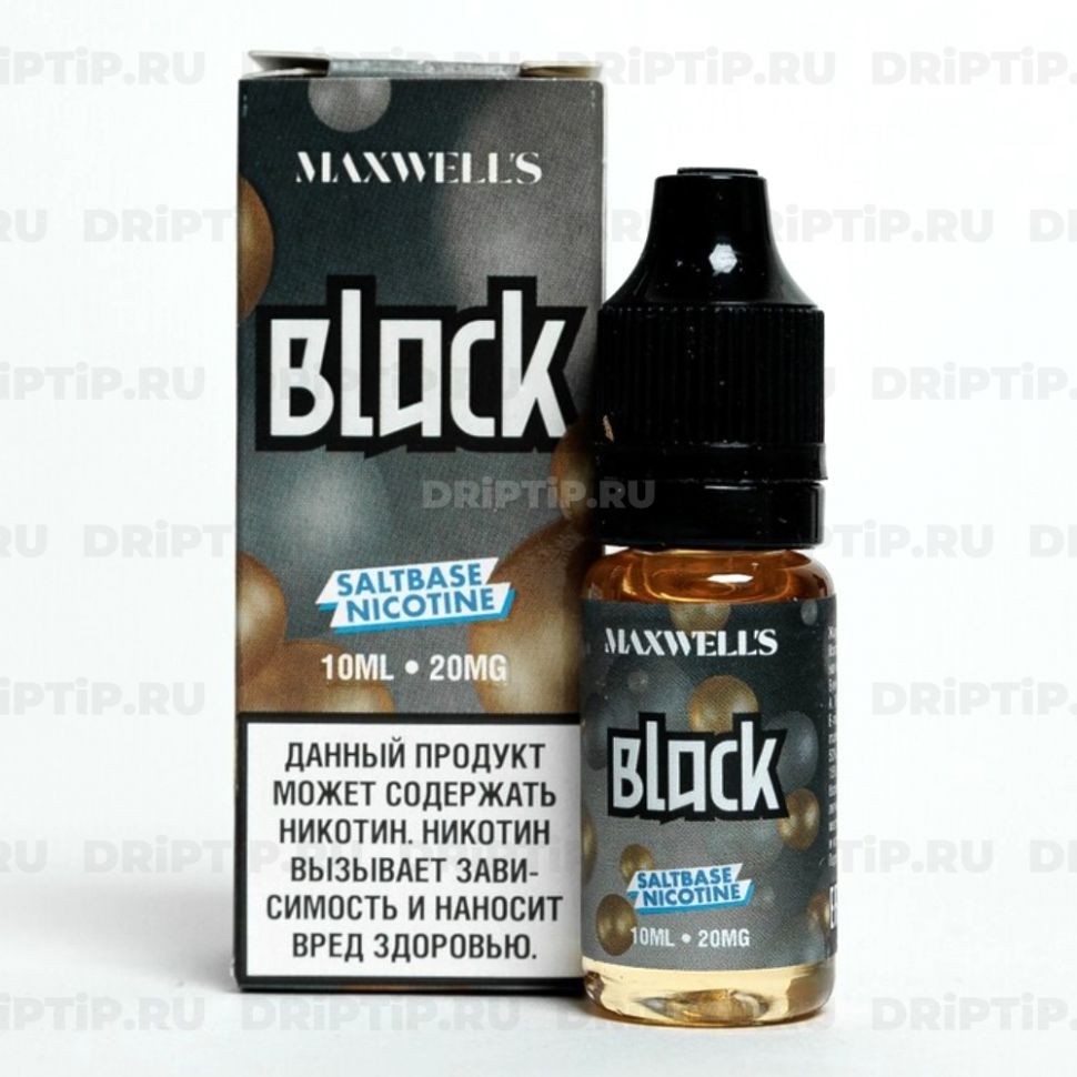 Жидкость Maxwells Salt - Black 10ml