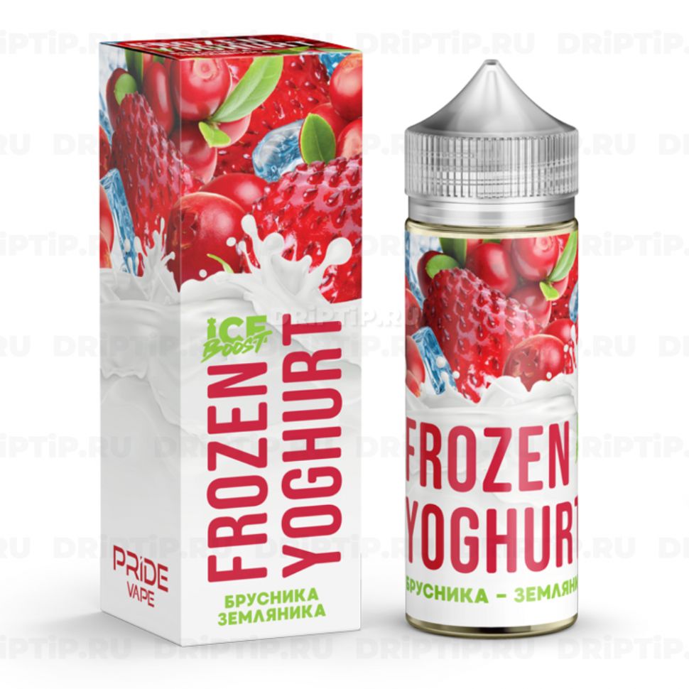 Жидкость Frozen Yoghurt Ice Boost - Брусника-Земляника